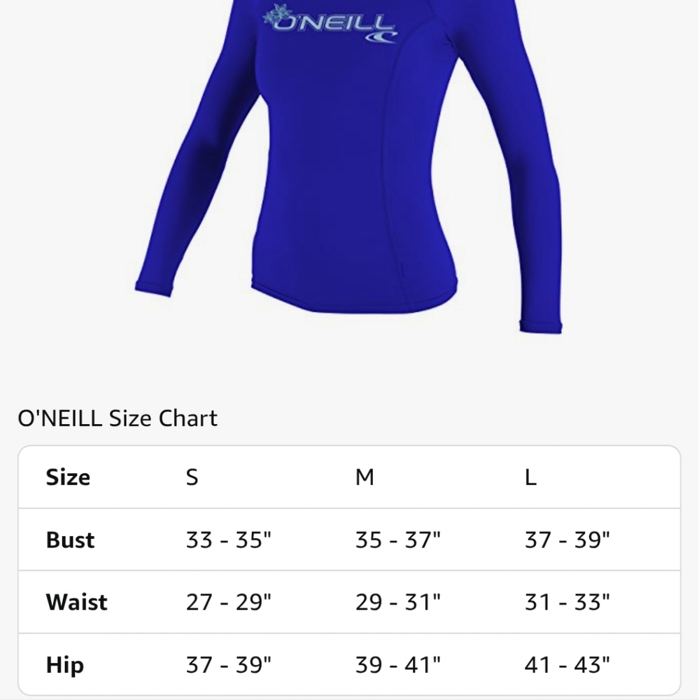O'Neill UV Sun Protection Women's Long-Sleeve Rashguard - Picture 6 of 6